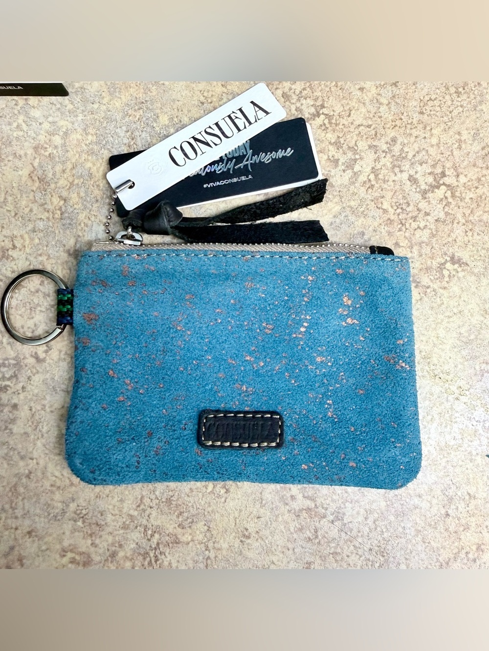 NWT Consuela Midtown Crossbody and Pouch Nila Blue purse - Picture 13 of 15